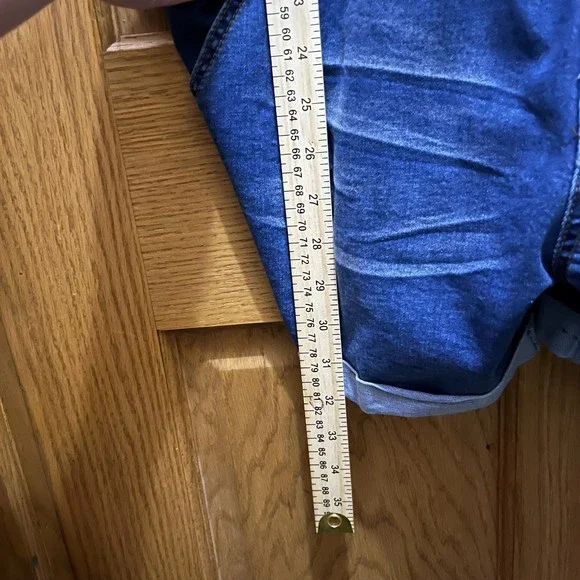 Listicle Women's L Blue Denim Rhomper Shortalls Farmer Festival Eras Tour - Picture 4 of 8